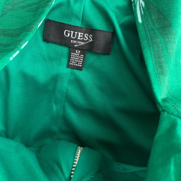 Guess Emerald Green zipper Dress - Picture 3 of 3